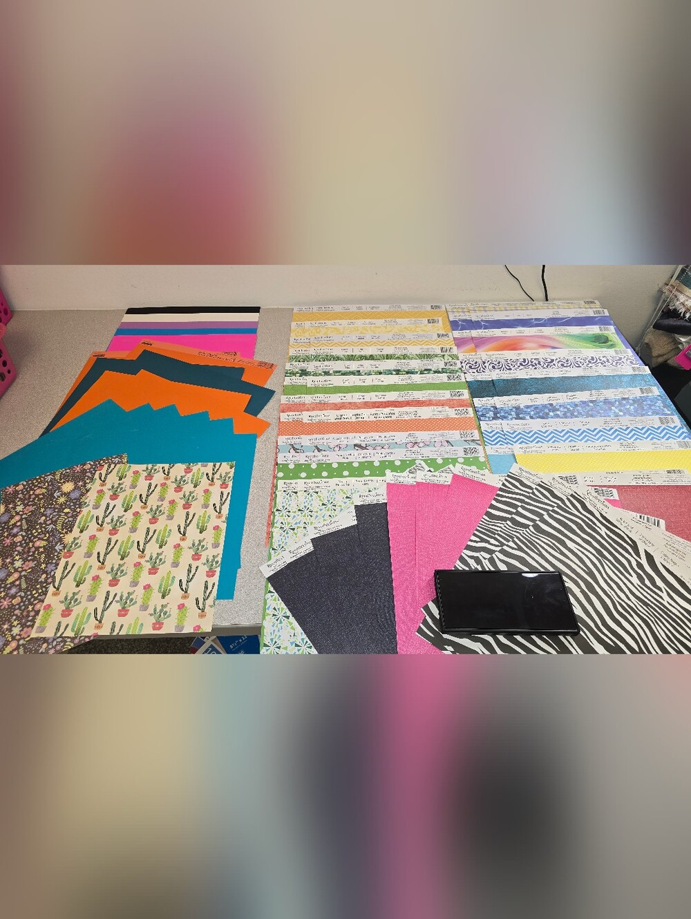 70 Sheets 12x12 Scrapbook Paper Lot Recollections Cardstock Craft Paper New